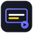 Subtitle Studio logo: a video frame with two caption lines and a play button